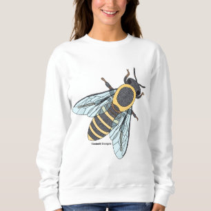 Honeybee (white) - Women's Basic Sweatshirt