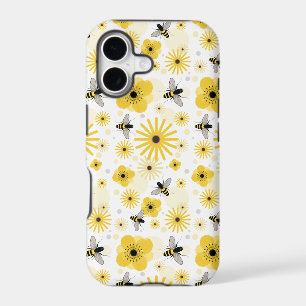 Honeybees & Flowers iPhone 5 Case