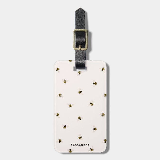 Honeybees Luggage Tag (Front Vertical)