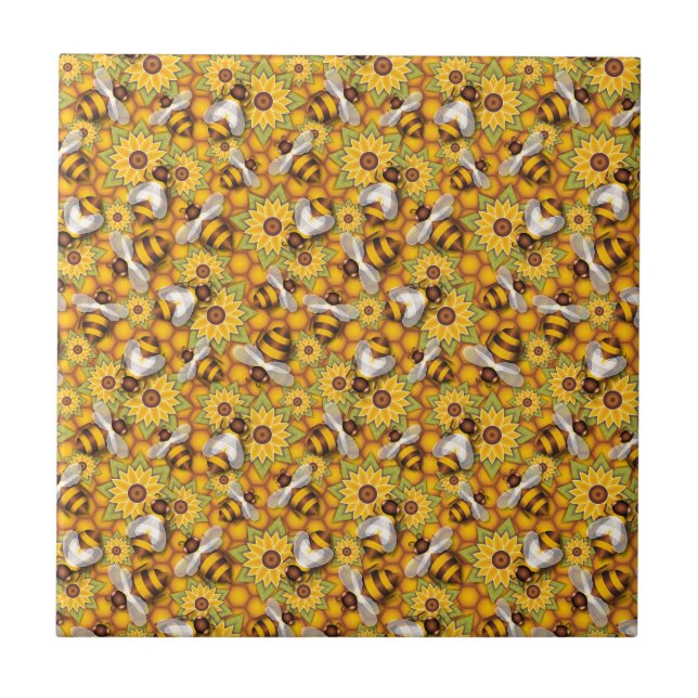 Honeybees Tile (Front)