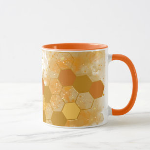 Honeycomb Alcohol Ink  Mug