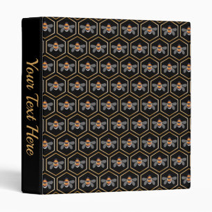 Honeycomb And Bees Binder