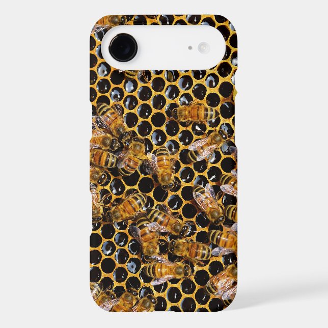 Honeycomb and Bees Case-Mate iPhone Case (Back)