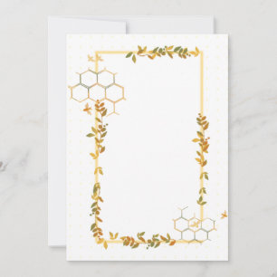 Honeycomb and Bees Framed Paper