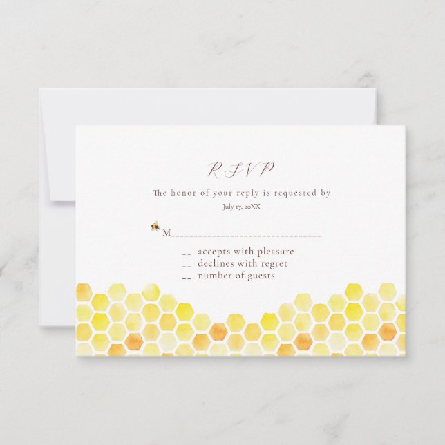 Honeycomb and Floral Response Cards (Front)