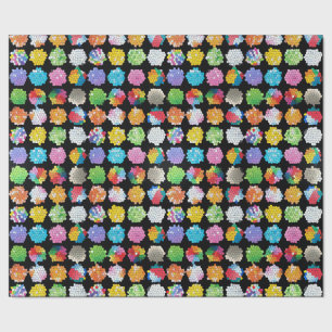 Honeycomb Beachballs Wrapping Paper