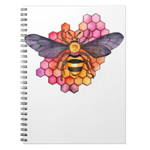 Honeycomb Bee Notebook