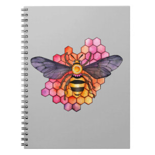 Honeycomb Bee Notebook