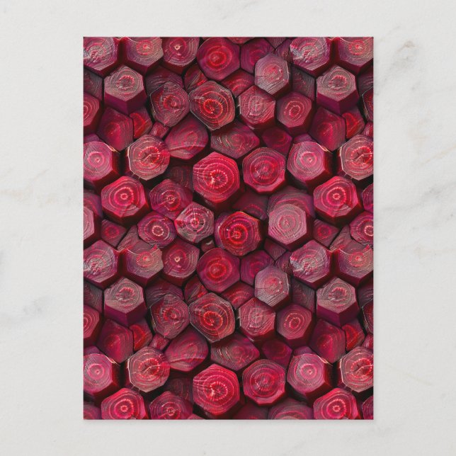  Honeycomb Beetroots Postcard (Front)