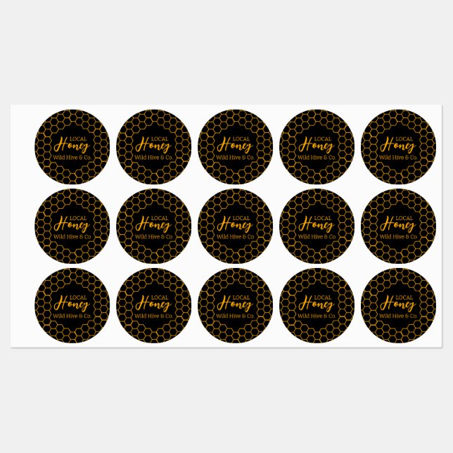 Honeycomb – Black or White Background (Sheet)