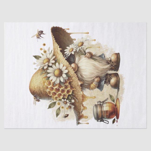 Honeycomb Gnome Tissue Paper (Front)