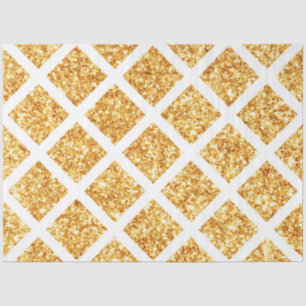Honeycomb Gold Glitter Boho Popular Collection Tissue Paper