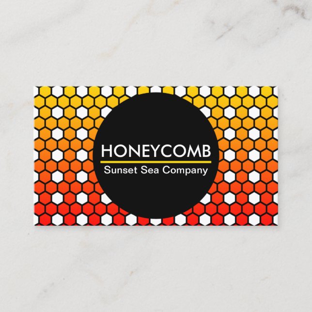 honeycomb hexa company business card (Front)