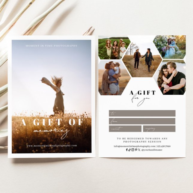 Honeycomb Hexagon Photography Gift Certificate (Creator Uploaded)