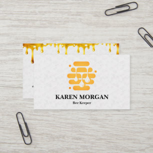 Honeycomb   Honey Drip Business Card