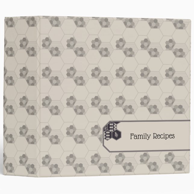 Honeycomb | Honeycomb Decorative Binder (Front/Spine)