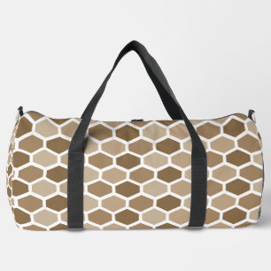 Honeycomb in Sand Duffle Bag