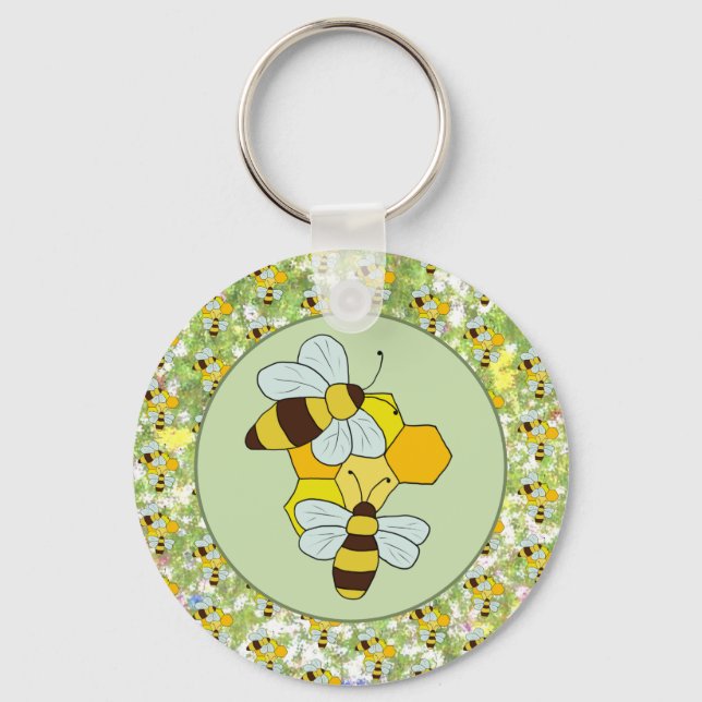 honeycomb keychain (Front)