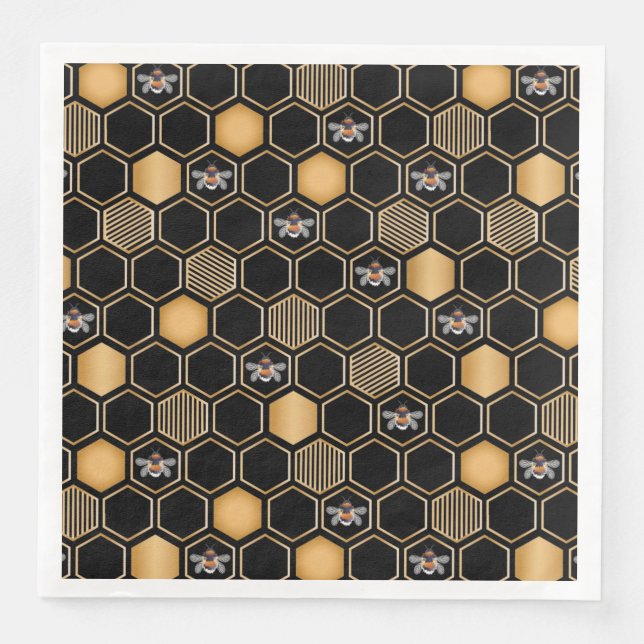 Honeycomb Pattern Napkin (Front)