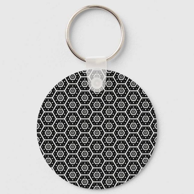Honeycomb - v2 keychain (Front)