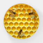 Honeycomb with Honeybees Customizable Round
