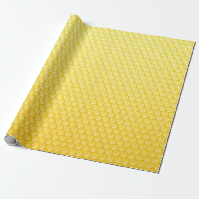 honeycomb wrapping paper (Unrolled)
