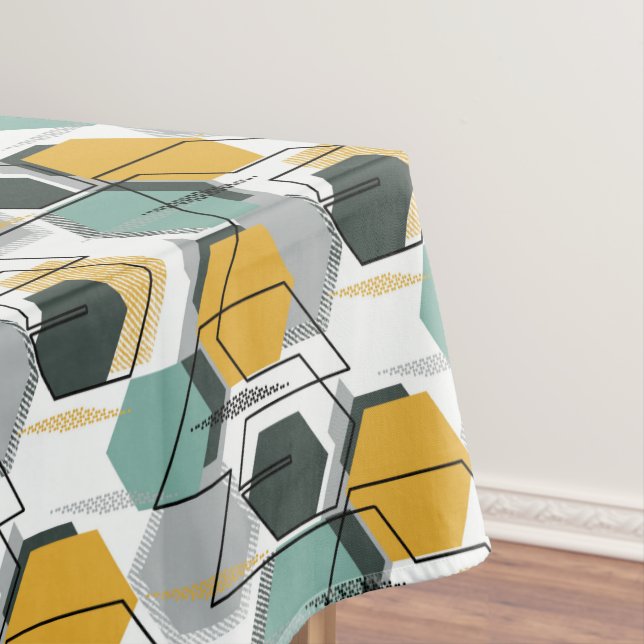 Honeycombs. Abstract geometric pattern.1  Tablecloth (In Situ)