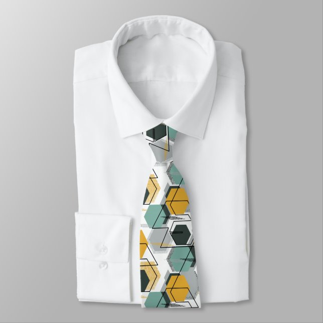 Honeycombs. Abstract geometric pattern.1  Tie (Tied)