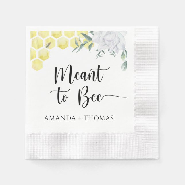 Honeycombs - Meant to bee Napkin (Front)