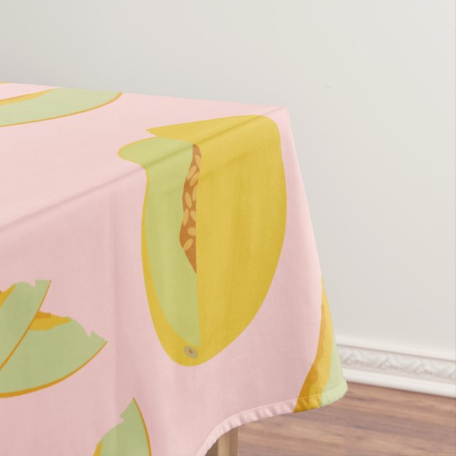 Honeydew Melons Fruit Pattern Tablecloth (In Situ)