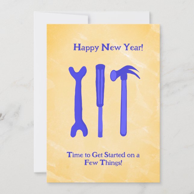 HoneyDo List New Years  Holiday Card (Front)
