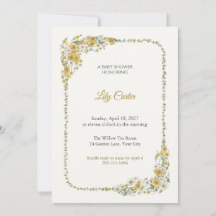 Honeyed Daybreak Baby Shower Invitation