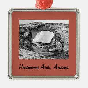 Honeymoon Arch Christmas Arch Framed Metal Ornamen Ornament