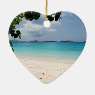 Honeymoon Bay, St. John USVI Ceramic Ornament