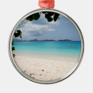 Honeymoon Bay, St. John USVI Metal Ornament