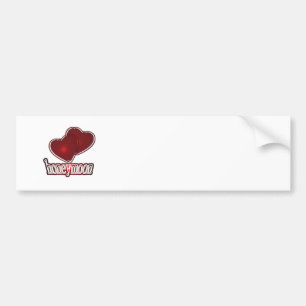 Honeymoon Bumper Sticker