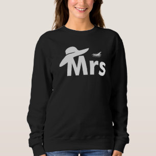 Honeymoon Couples Mr Mrs Just Married Newlywed Sweatshirt