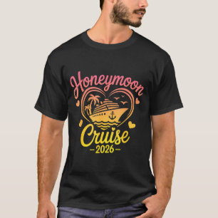 Honeymoon Cruise 2026 Married Couples Matching T-Shirt