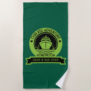Honeymoon Cruise Beach Towel