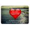 Honeymoon Cruise Cabin Door Marker Heart Ocean