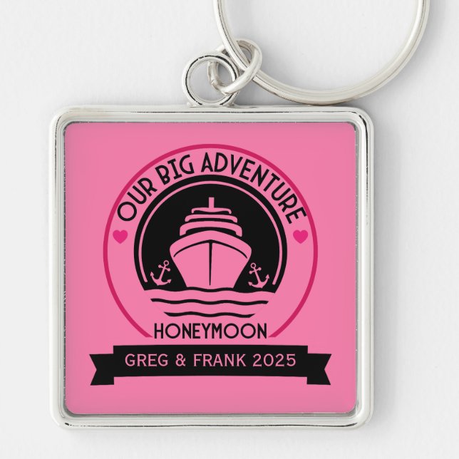 Honeymoon Cruise Keychain (Front)