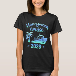 Honeymoon Cruise Married 2026 Couples Matching T-Shirt