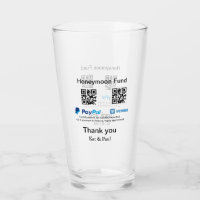Honeymoon Fund PayPal Venmo QR code thank you