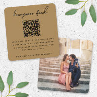 Honeymoon Fund | QR Code Wedding Registry Gold