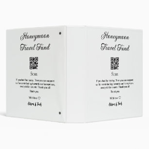 Honeymoon fund scan QR codeadd name  Binder