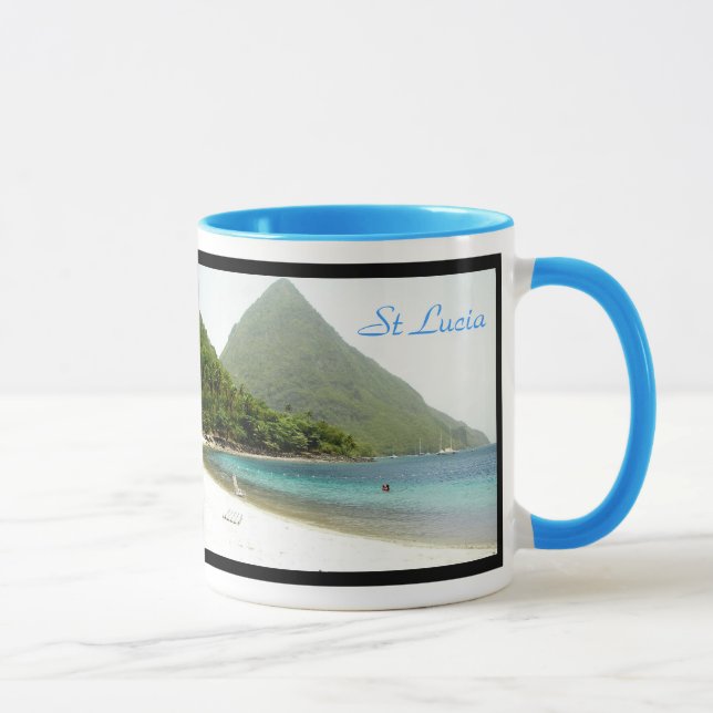 honeymoon, honeymoon, St Lucia, St Lucia Mug (Right)
