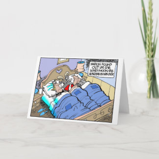 Honeymoon Humour Thank You Card