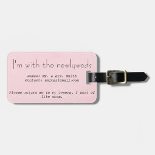 Honeymoon Luggage Tag