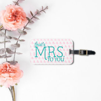 Honeymoon MRS.  Luggage Tag