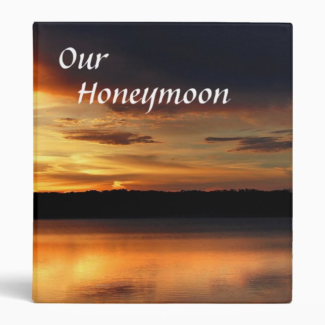 Honeymoon Photo Album Binder (Front)